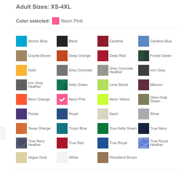 Moisture Wicking Tees