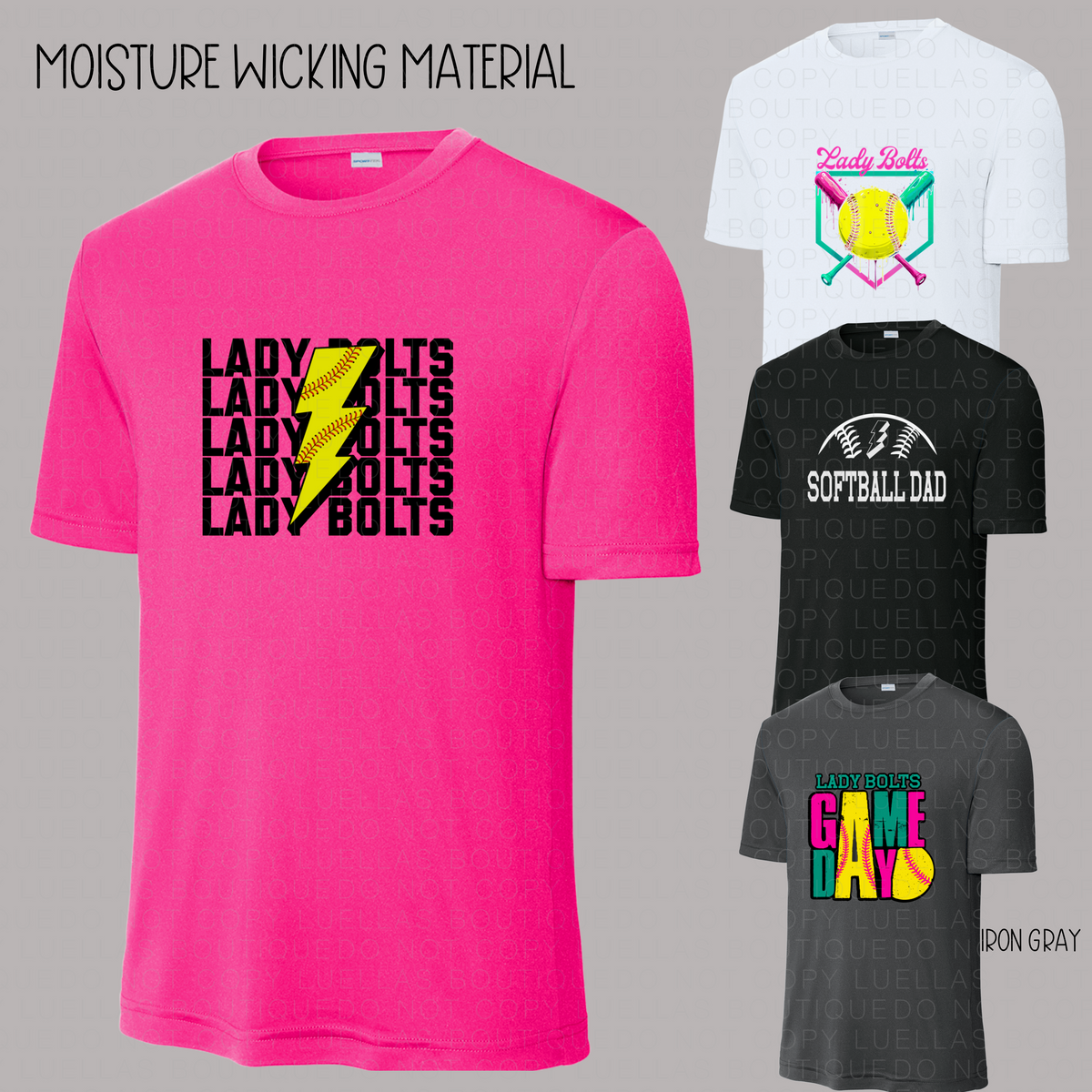 Moisture Wicking Tees