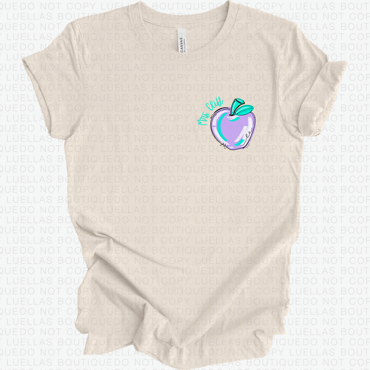 Custom Pocket Apple Tee