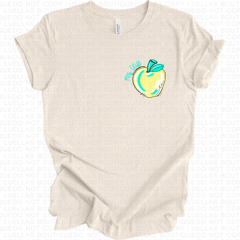 Custom Pocket Apple Tee