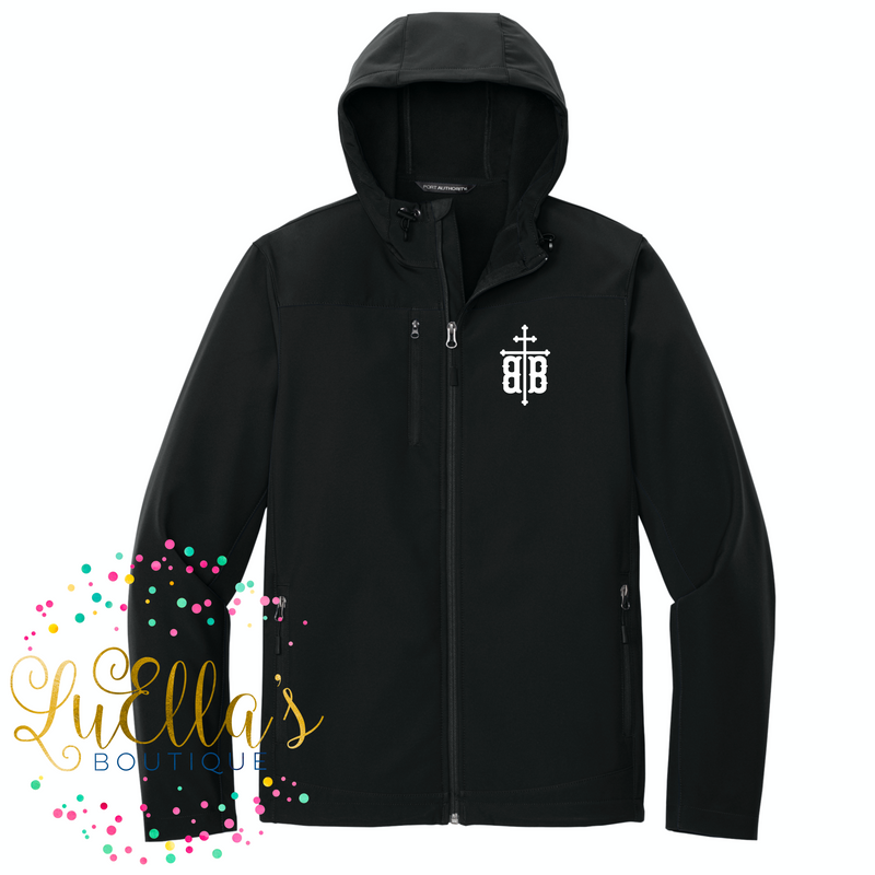 Port Authority Hooded Soft Shell Rain Jacket