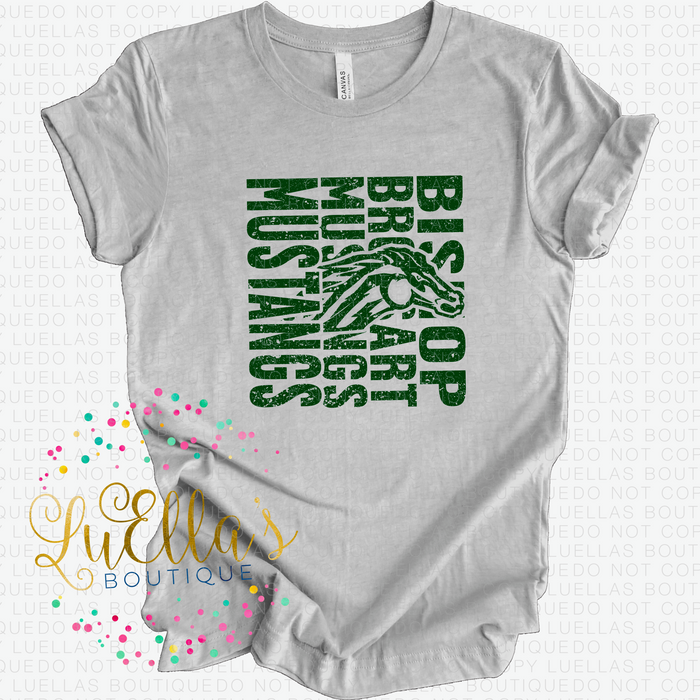Distressed Green Bishop Brossart