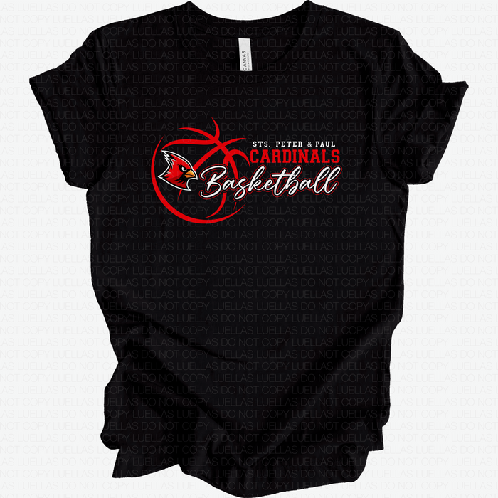 SPP Basketball Red and White