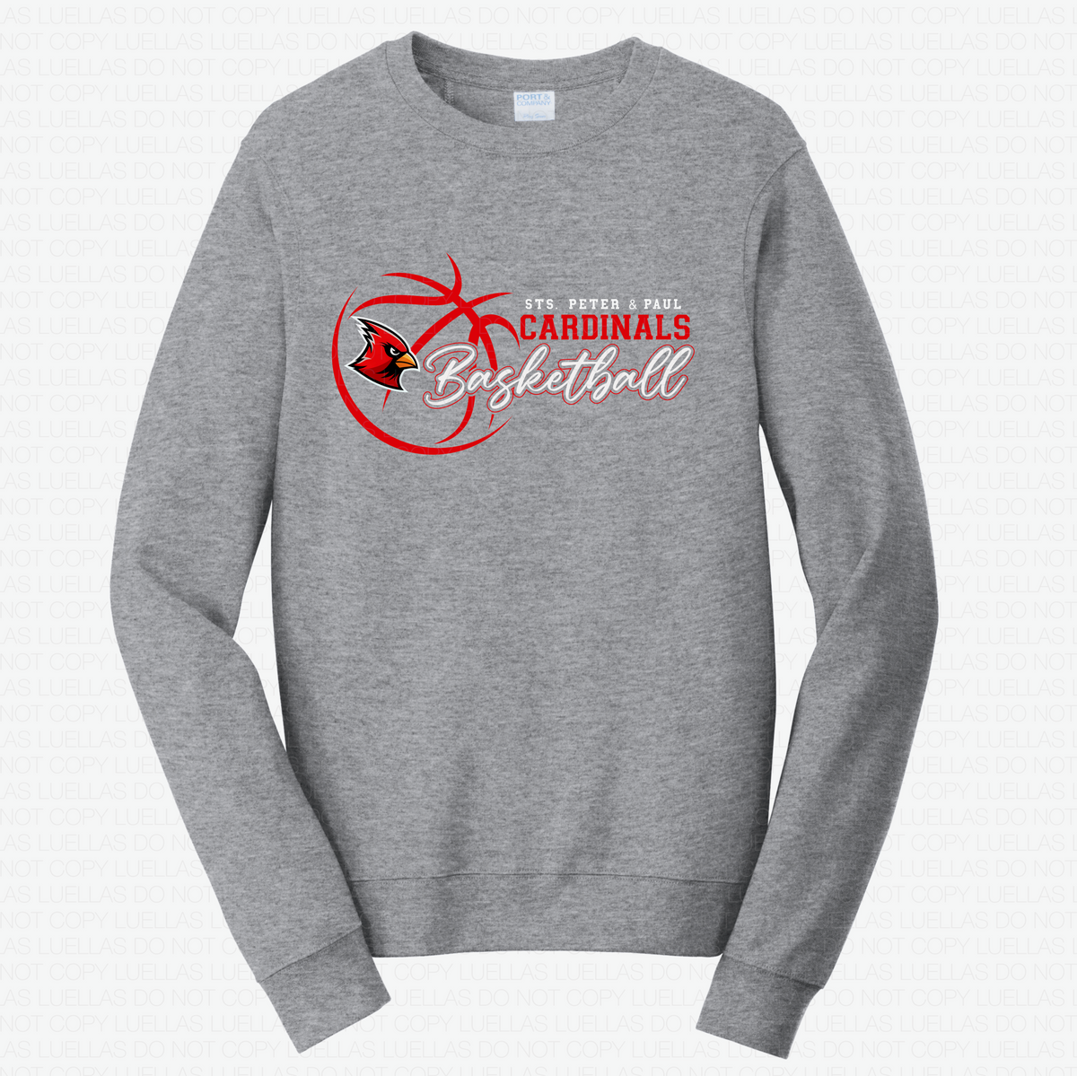 SPP Basketball Red and White