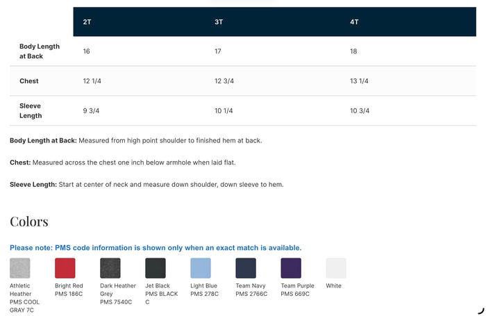 Printed Toddler Kinder Academy Tee