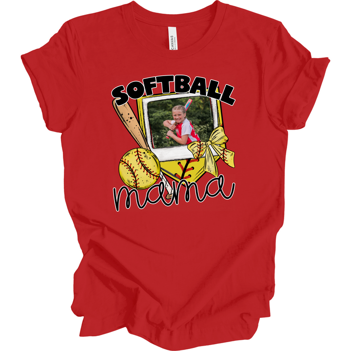 Custom Photo Softball Mama