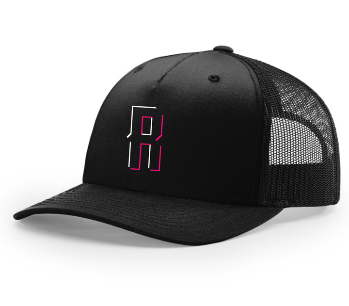 Embroidered Richardson Five Panel Snap Back Trucker Cap