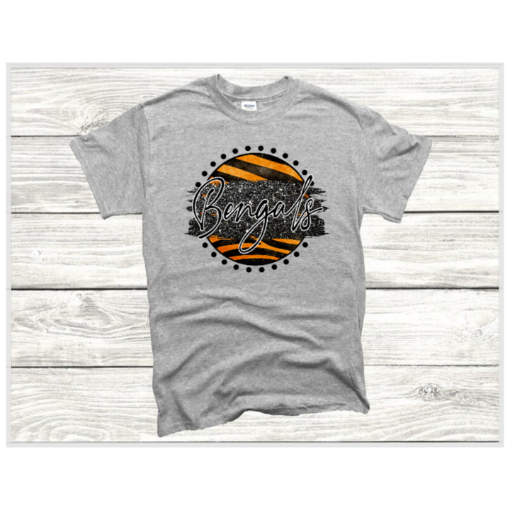 STRIPED GLITTER CIRCLE
