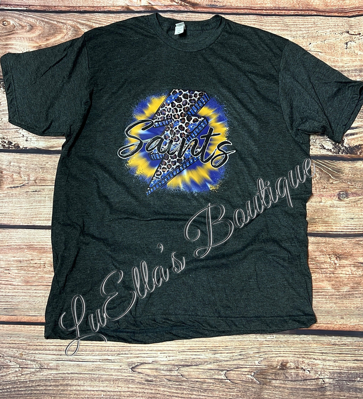 Saints Lightening Bolt