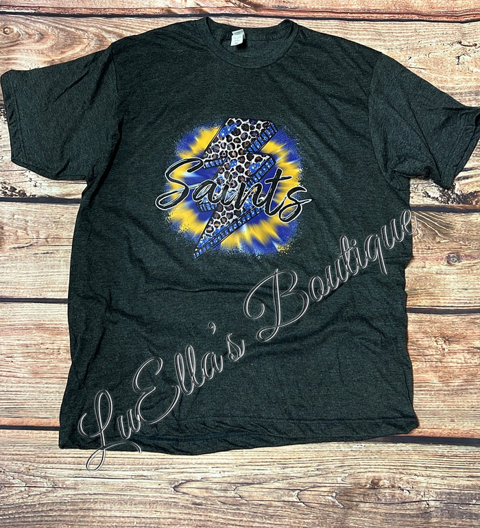 Saints Lightening Bolt