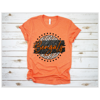 Glitter Leopard Circle