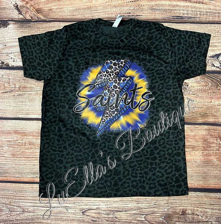Saints Lightening Bolt