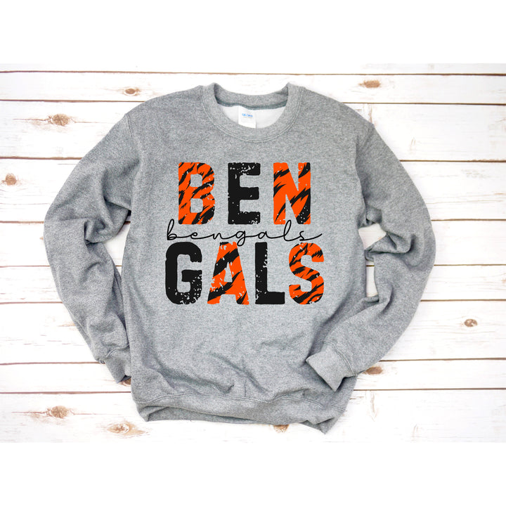 Distressed Black and Orange
