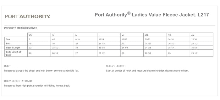 Ladies Port Authority Value Fleece