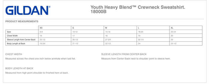 Adult Gildan Heavy Blend Crew Sweatshirt